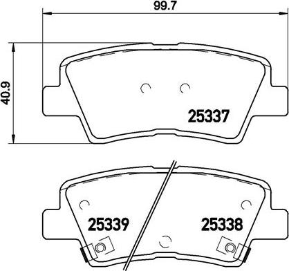 Brembo P 30 067 - Гальмівні колодки, дискові гальма autozip.com.ua