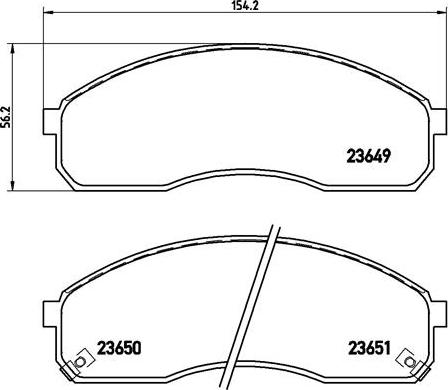 Brembo P 30 012 - Гальмівні колодки, дискові гальма autozip.com.ua