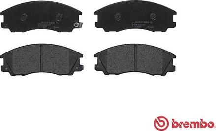 Brembo P 30 017 - Гальмівні колодки, дискові гальма autozip.com.ua