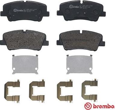 Brembo P 30 085 - Гальмівні колодки, дискові гальма autozip.com.ua