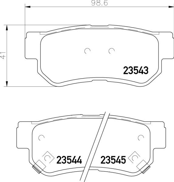 Brembo P 30 088 - Гальмівні колодки, дискові гальма autozip.com.ua