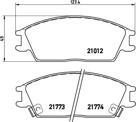 Brembo P 30 024 - Гальмівні колодки, дискові гальма autozip.com.ua