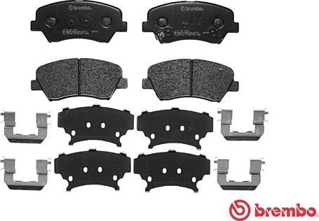 Brembo P 30 073 - Гальмівні колодки, дискові гальма autozip.com.ua