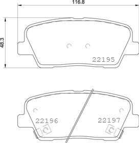 Valeo 601889 - Гальмівні колодки, дискові гальма autozip.com.ua