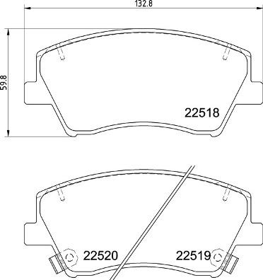 Brembo P 30 107 - Гальмівні колодки, дискові гальма autozip.com.ua