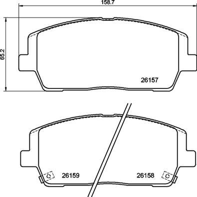 Brembo P 30 116 - Гальмівні колодки, дискові гальма autozip.com.ua