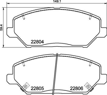 Brembo P 30 110 - Гальмівні колодки, дискові гальма autozip.com.ua