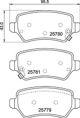 Brembo P 30 120 - Гальмівні колодки, дискові гальма autozip.com.ua