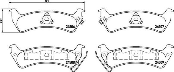 Brembo P 37 012 - Гальмівні колодки, дискові гальма autozip.com.ua