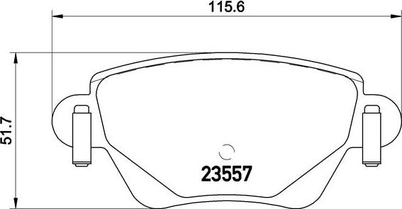 Brembo P 24 059 - Гальмівні колодки, дискові гальма autozip.com.ua