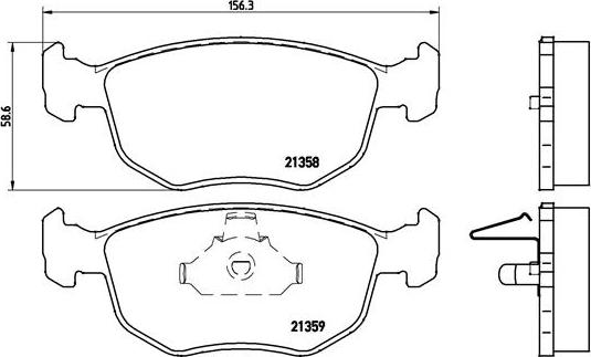 Magneti Marelli 363700424069 - Гальмівні колодки, дискові гальма autozip.com.ua