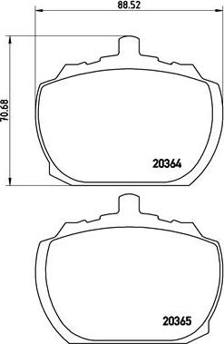 Brembo P 24 004 - Гальмівні колодки, дискові гальма autozip.com.ua