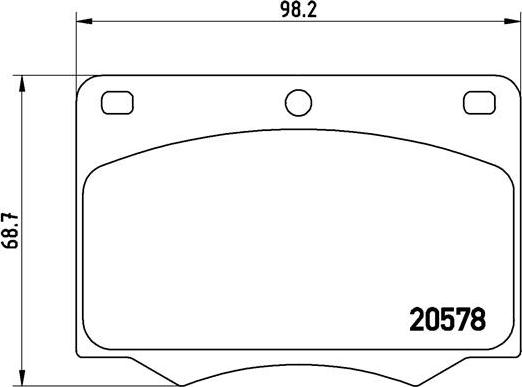 Brembo P 24 005 - Гальмівні колодки, дискові гальма autozip.com.ua