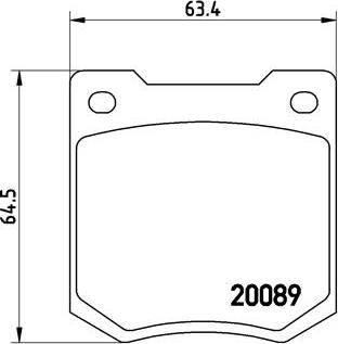 Brembo P 24 003 - Гальмівні колодки, дискові гальма autozip.com.ua