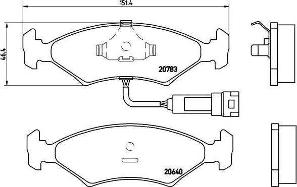 Brembo P 24 012 - Гальмівні колодки, дискові гальма autozip.com.ua