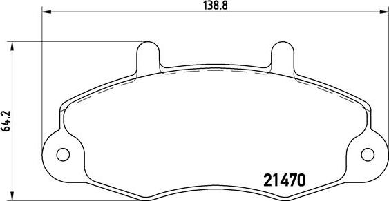 Brembo P 24 032 - Гальмівні колодки, дискові гальма autozip.com.ua