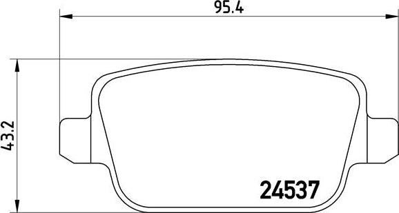 Brembo P 24 075X - Гальмівні колодки, дискові гальма autozip.com.ua