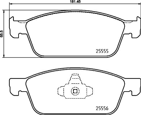 Brembo P 24 199 - Гальмівні колодки, дискові гальма autozip.com.ua