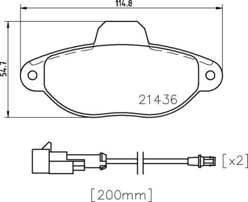 Brembo P 24 147 - Гальмівні колодки, дискові гальма autozip.com.ua