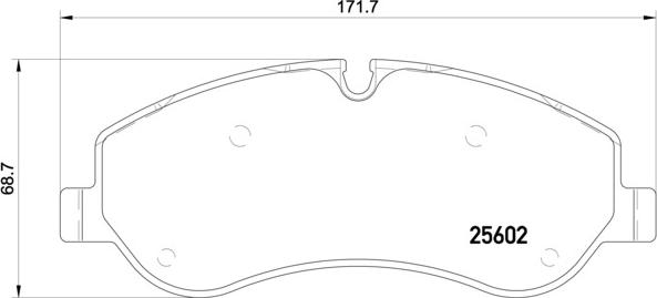 Brembo P 24 152 - Гальмівні колодки, дискові гальма autozip.com.ua