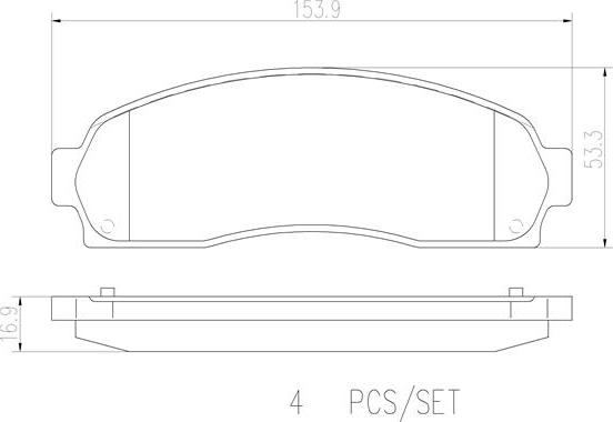 Brembo P24180N - Гальмівні колодки, дискові гальма autozip.com.ua