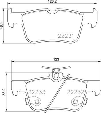 Brembo P 24 201 - Гальмівні колодки, дискові гальма autozip.com.ua