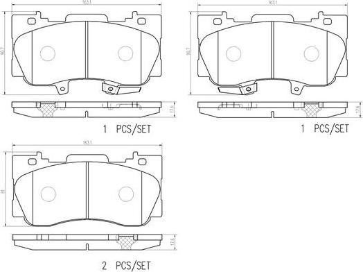 Brembo P24227N - Гальмівні колодки, дискові гальма autozip.com.ua