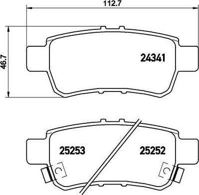 BENDIX D1088IQ - Гальмівні колодки, дискові гальма autozip.com.ua