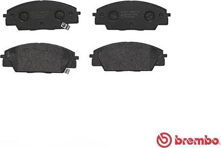 Brembo P 28 032 - Гальмівні колодки, дискові гальма autozip.com.ua