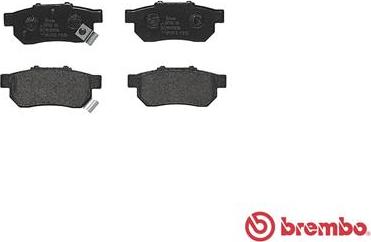 Brembo P 28 025 - Гальмівні колодки, дискові гальма autozip.com.ua