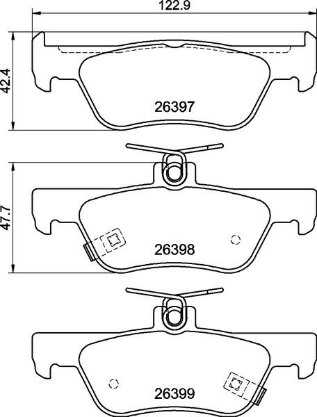 Brembo P 28 110 - Гальмівні колодки, дискові гальма autozip.com.ua