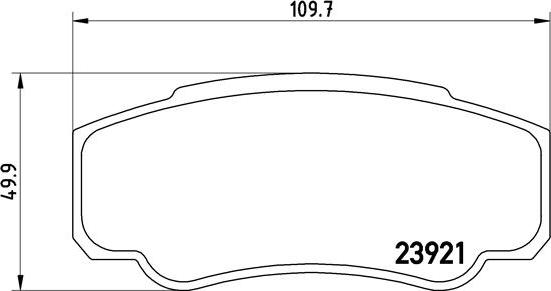 Brembo P 23 093 - Гальмівні колодки, дискові гальма autozip.com.ua