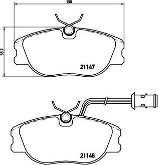 Brembo P 23 041 - Гальмівні колодки, дискові гальма autozip.com.ua