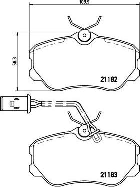 Brembo P 23 047 - Гальмівні колодки, дискові гальма autozip.com.ua