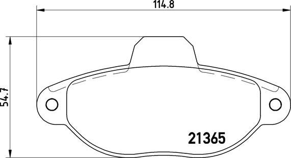 Brembo P 23 054 - Гальмівні колодки, дискові гальма autozip.com.ua