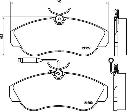 Brembo P 23 069 - Гальмівні колодки, дискові гальма autozip.com.ua