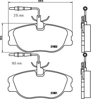 Brembo P 23 061 - Гальмівні колодки, дискові гальма autozip.com.ua