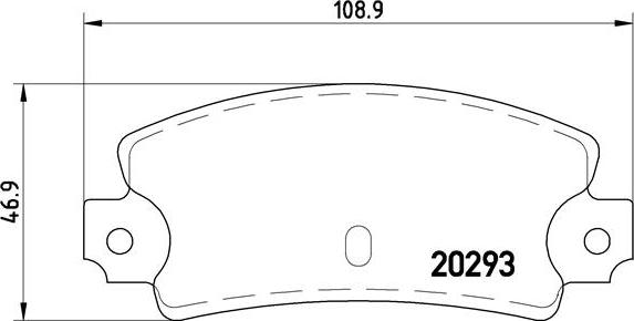 Brembo P 23 008 - Гальмівні колодки, дискові гальма autozip.com.ua