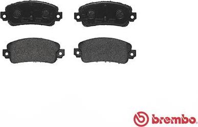 Brembo P 23 014 - Гальмівні колодки, дискові гальма autozip.com.ua