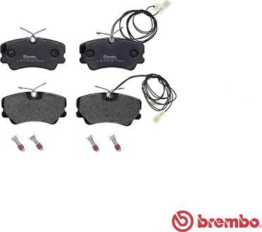 Brembo P 23 035 - Гальмівні колодки, дискові гальма autozip.com.ua