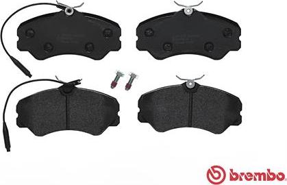 Brembo P 23 023 - Гальмівні колодки, дискові гальма autozip.com.ua