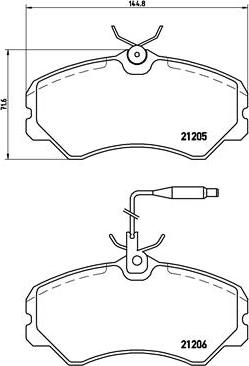 Brembo P 23 023 - Гальмівні колодки, дискові гальма autozip.com.ua