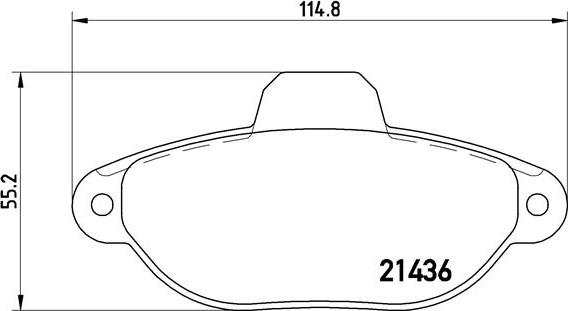 Brembo P 23 160 - Гальмівні колодки, дискові гальма autozip.com.ua