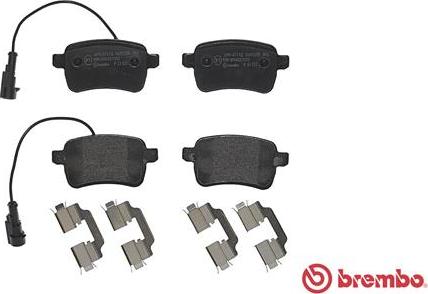 Brembo P 23 133 - Гальмівні колодки, дискові гальма autozip.com.ua