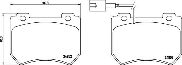 Brembo P 23 129 - Гальмівні колодки, дискові гальма autozip.com.ua