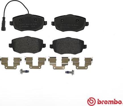 Brembo P 23 127 - Гальмівні колодки, дискові гальма autozip.com.ua