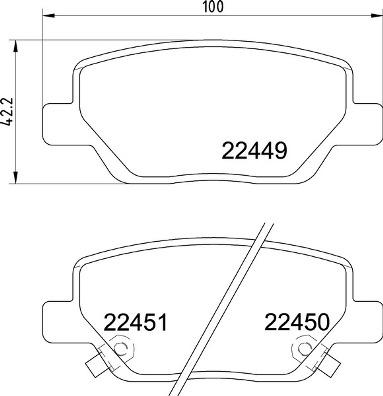 Brembo P 23 179 - Гальмівні колодки, дискові гальма autozip.com.ua