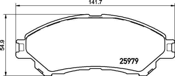 Brembo P 79 032 - Гальмівні колодки, дискові гальма autozip.com.ua