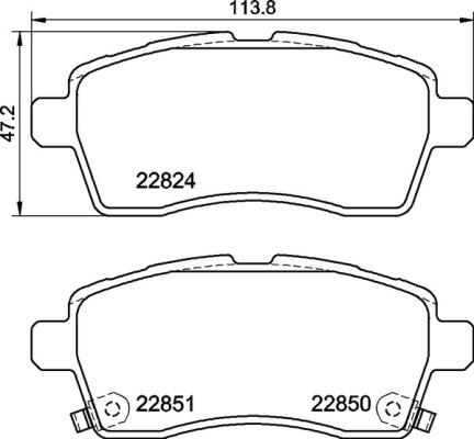 Brembo P 79 037 - Гальмівні колодки, дискові гальма autozip.com.ua