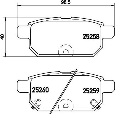 Brembo P 79 029 - Гальмівні колодки, дискові гальма autozip.com.ua